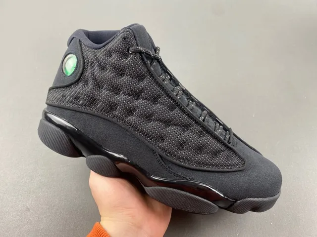 Air Jordan 13 Black Green Jumpman Basketball Shoes 12