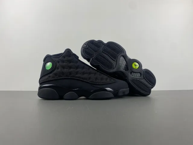 Air Jordan 13 Black Green Jumpman Basketball Shoes 16
