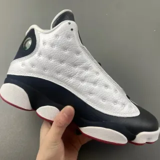 Air Jordan 13 White Navy Red Basketball Shoes
