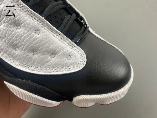 Air Jordan 13 White Navy Red Basketball Shoes 4
