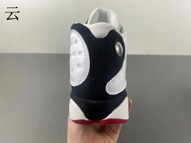 Air Jordan 13 White Navy Red Basketball Shoes 7