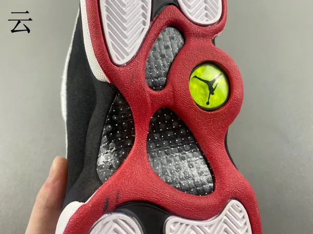 Air Jordan 13 White Navy Red Basketball Shoes 11