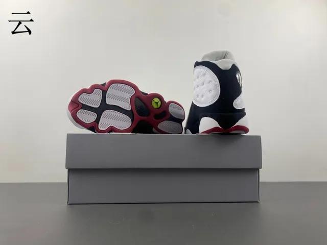 Air Jordan 13 White Navy Red Basketball Shoes 18