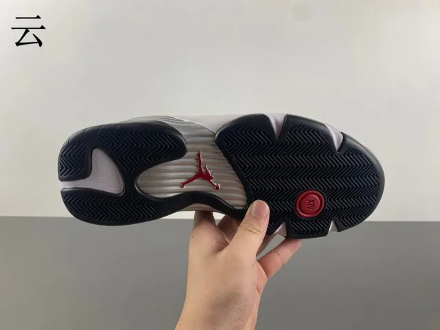 Air Jordan 14 White Black Red Basketball Shoes 7