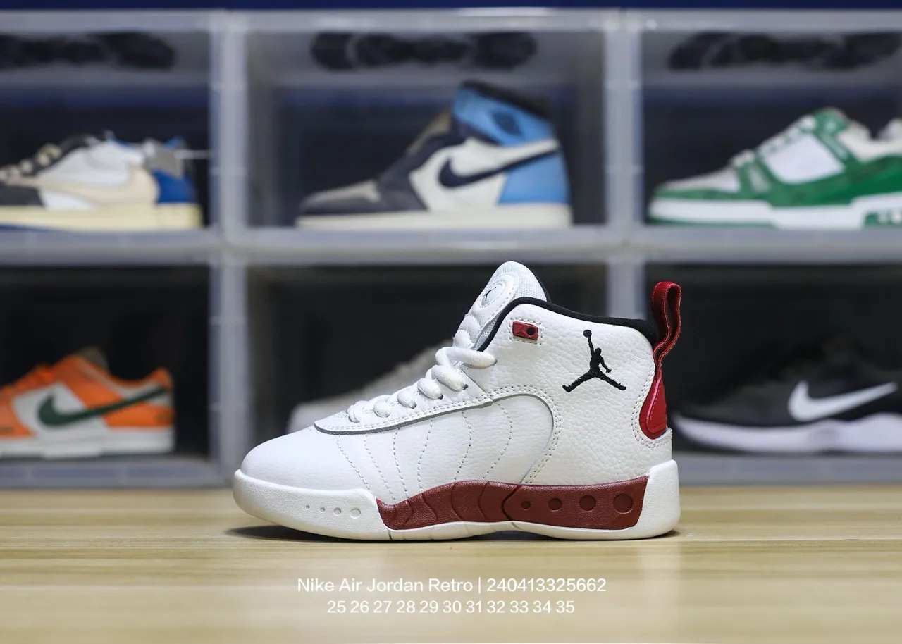 Chaussures de basket-ball Air Jordan 17 blanc rouge 20