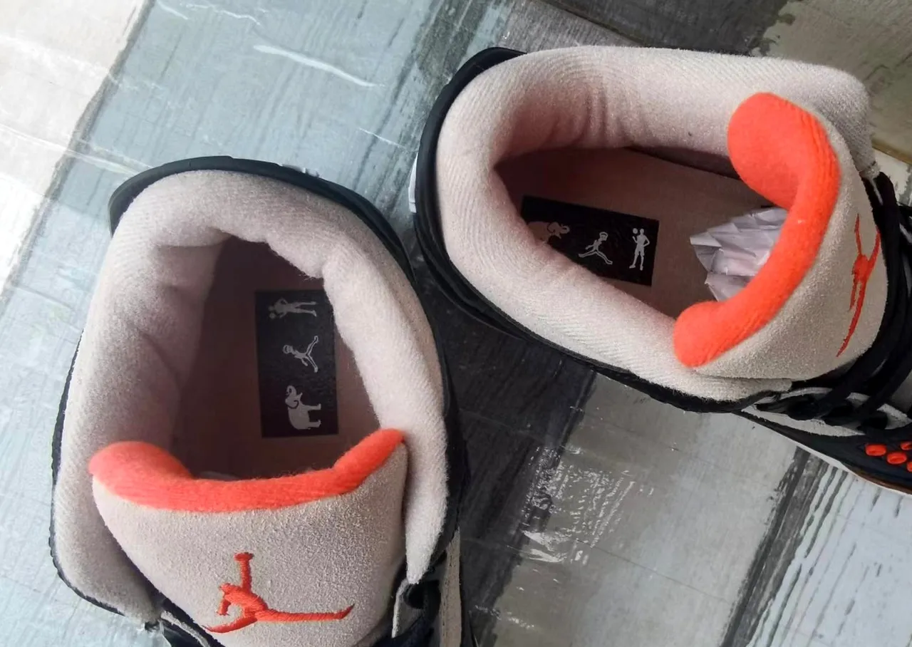 Air Jordan 3 Black Brown Orange Basketball Shoes 2