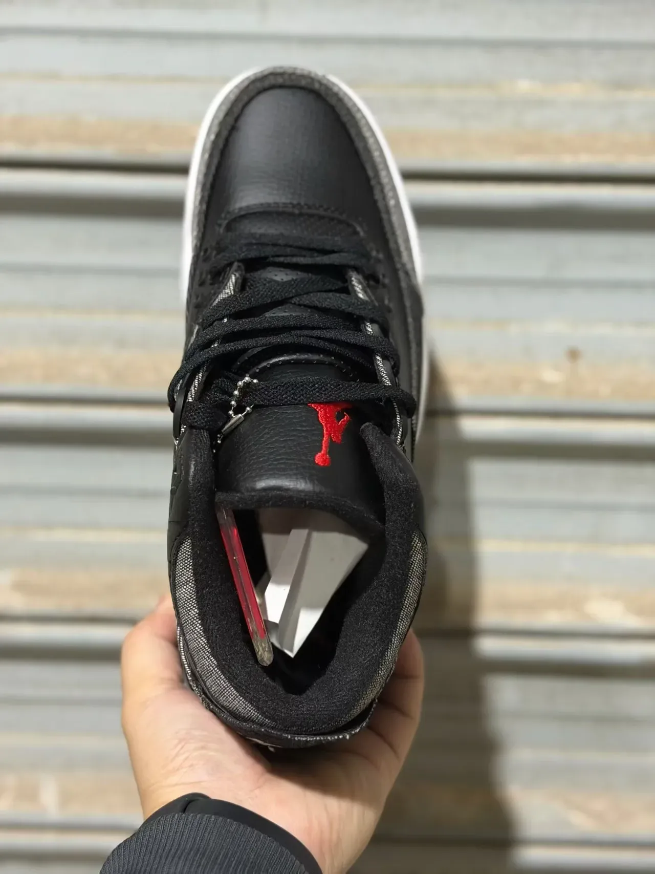 Air Jordan 3 Éléphant Noir Chaussures de Basketball 4