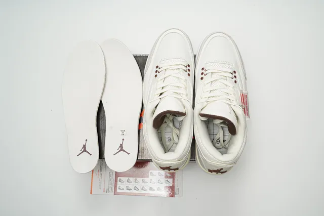 Air Jordan 3 Off-White Elephant Print Tênis de Basquete 2