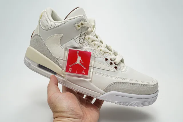 Air Jordan 3 Off-White Elephant Print Tênis de Basquete 3