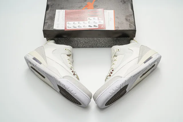 Air Jordan 3 Off-White Elephant Print Tênis de Basquete 4