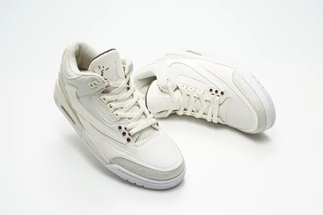 Air Jordan 3 Off-White Elephant Print Tênis de Basquete 6