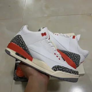 Air Jordan 3 白水泥红篮球鞋