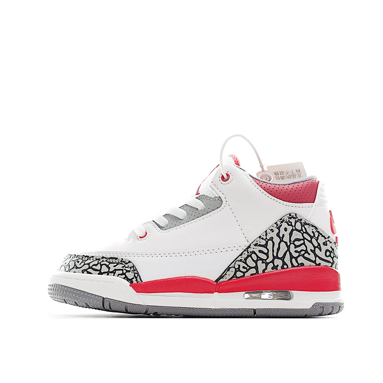 Air Jordan 3 White Elephant Print Multicolor Basketball Shoes 12