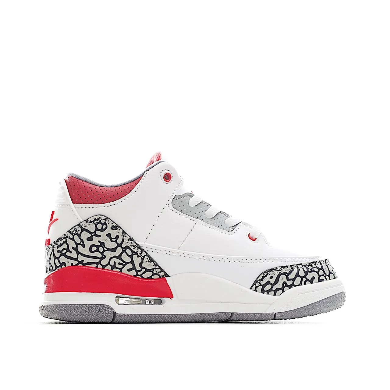 Air Jordan 3 White Elephant Print Multicolor Basketball Shoes 13
