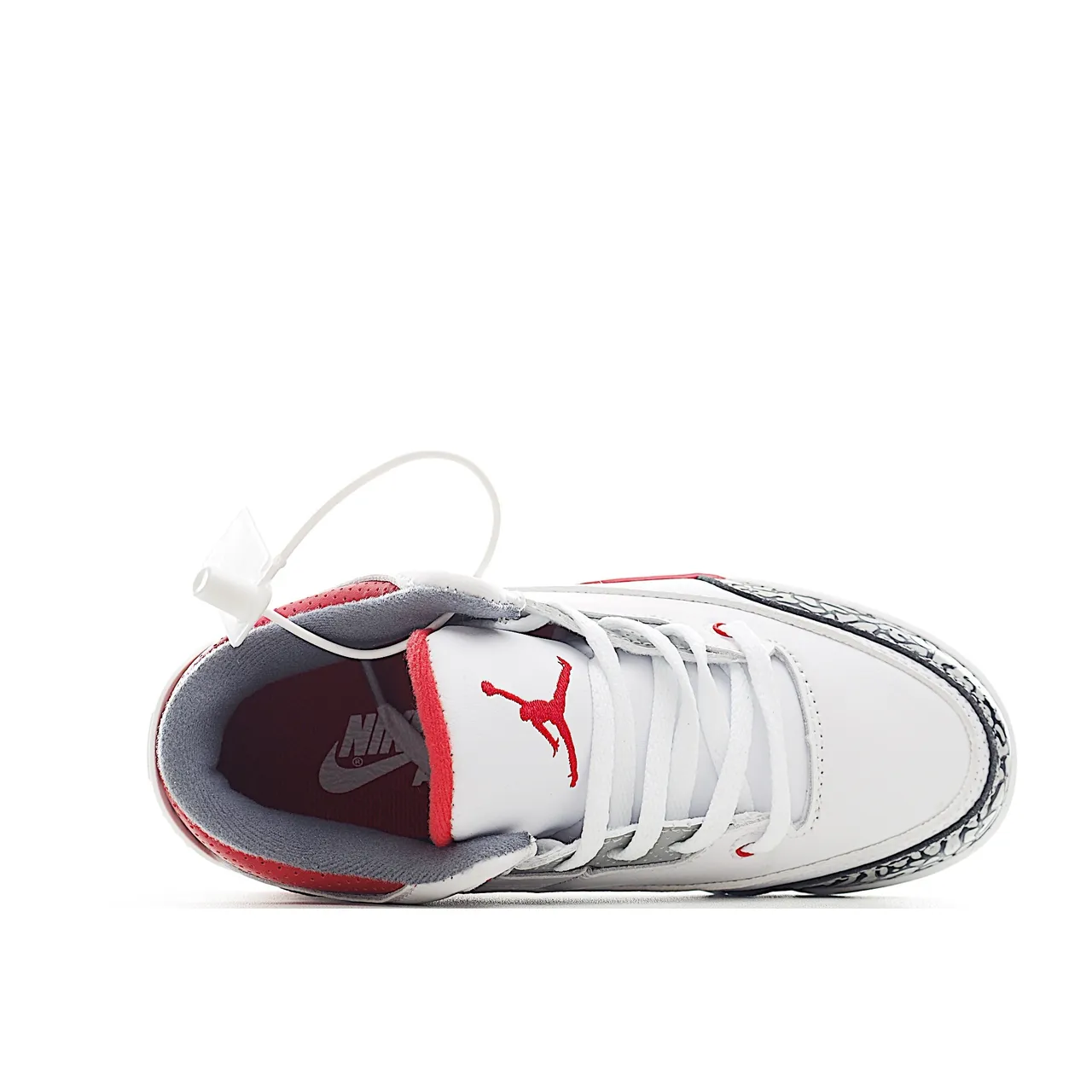 Air Jordan 3 White Elephant Print Multicolor Basketball Shoes 16