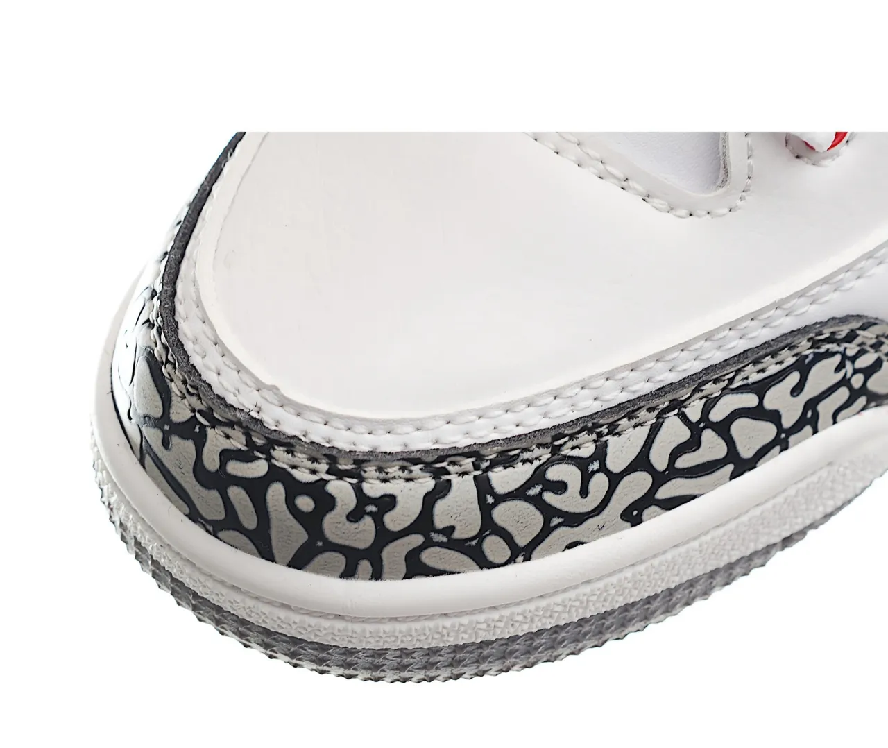 Air Jordan 3 White Elephant Print Multicolor Basketball Shoes 17