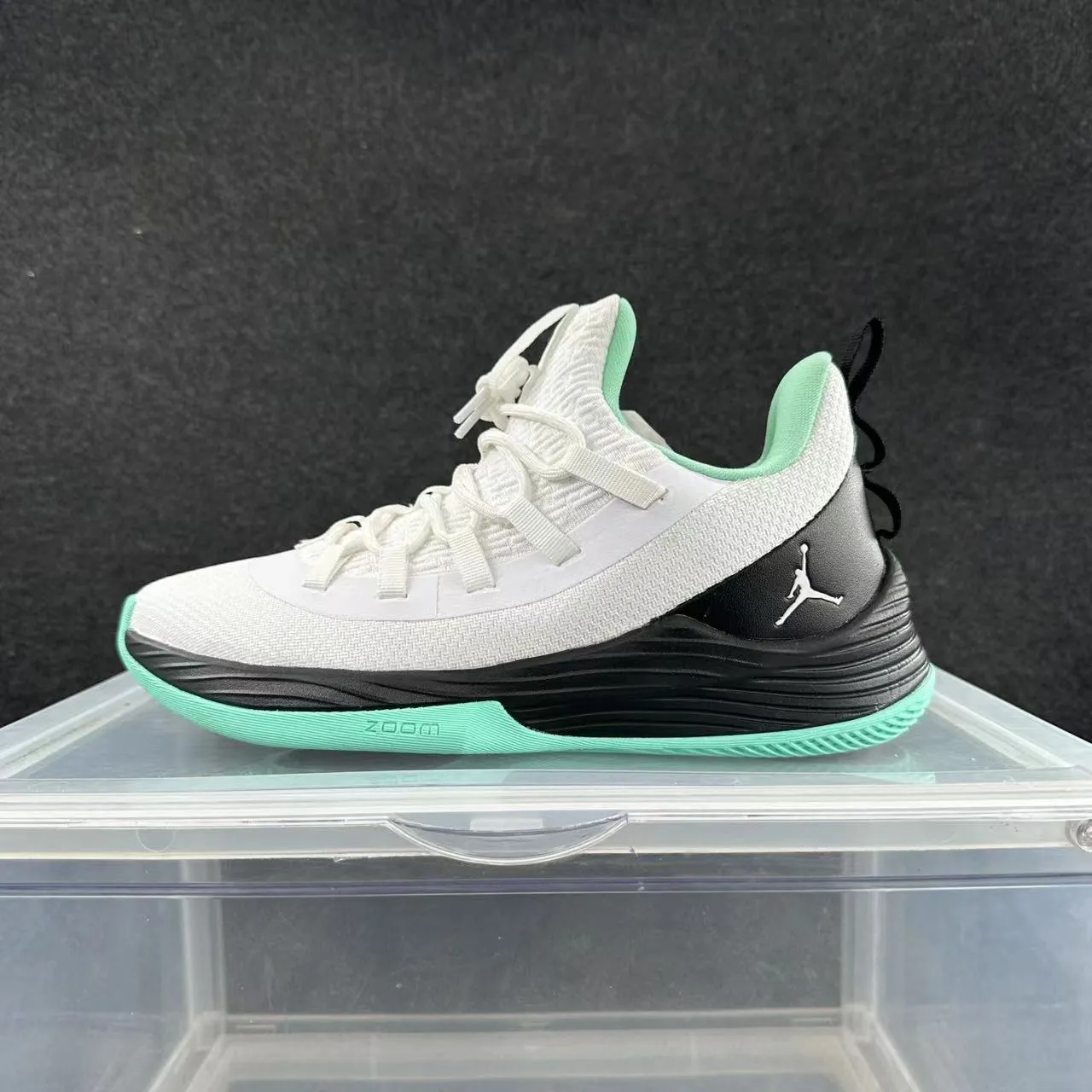 Air Jordan 34 حذاء كرة السلة أبيض أسود أخضر نعناعي 2