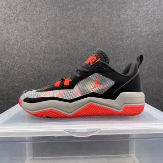 Air Jordan 37 Black Red High-Top Mesh-Cage Upper Basketball Shoes
