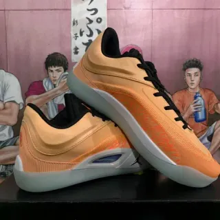 Air Jordan 37 Orange Black Basketball Shoes