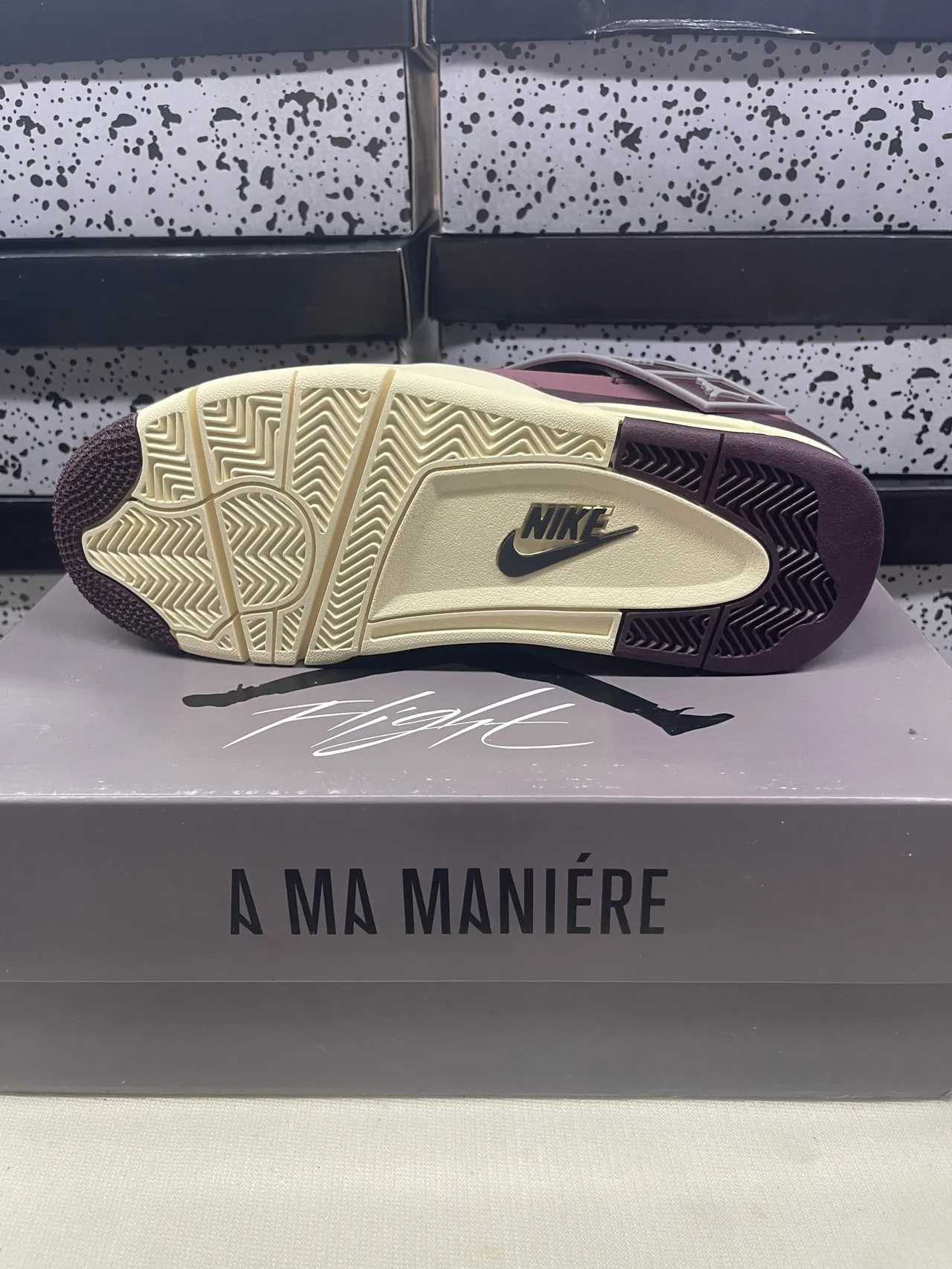 Air Jordan 4 A Ma Manière Maroon Basketball Shoes 2