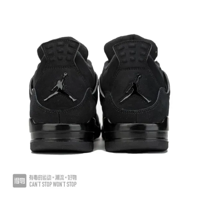 Air Jordan 4 All-Black Tênis de Basquete 3