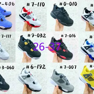 Air Jordan 4 Blue White Black Lifestyle Sneakers