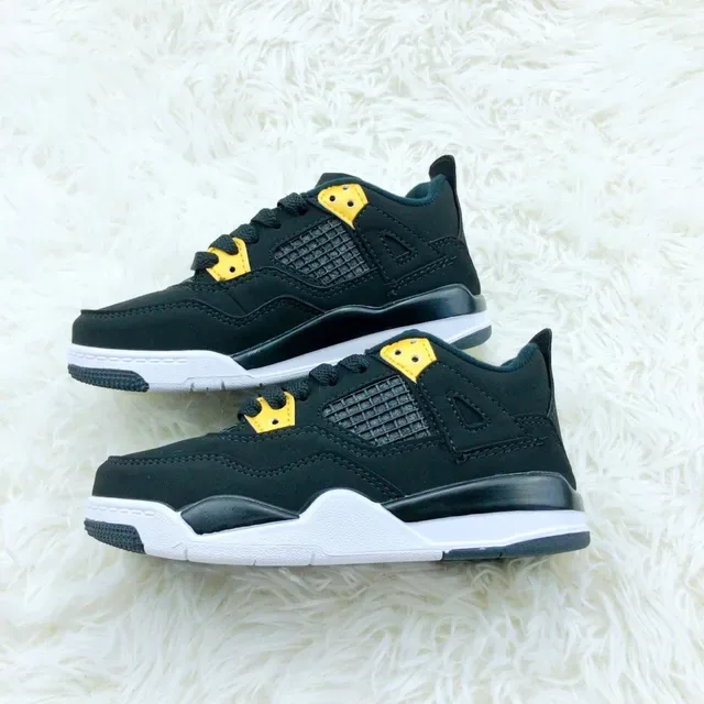 Air Jordan 4 Blue White Black Lifestyle Sneakers 15