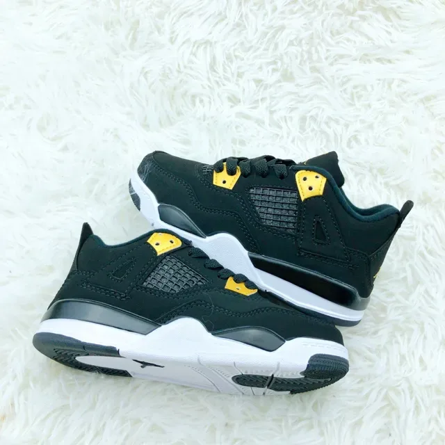 Air Jordan 4 Blue White Black Lifestyle Sneakers 19
