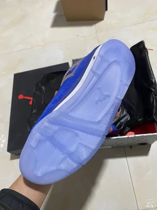 Air Jordan 4 Florida Gators Zapatillas de Baloncesto de Ante Azul Royal 7