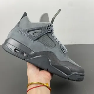 Air Jordan 4 Monochromatic Gray Basketball Shoes