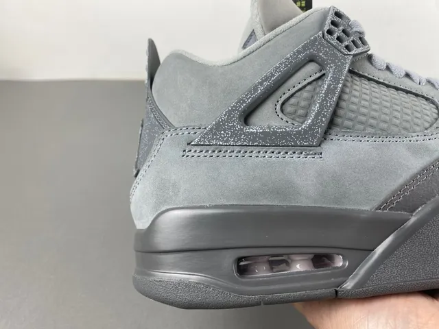 Air Jordan 4 Monochromatic Gray Basketball Shoes 2