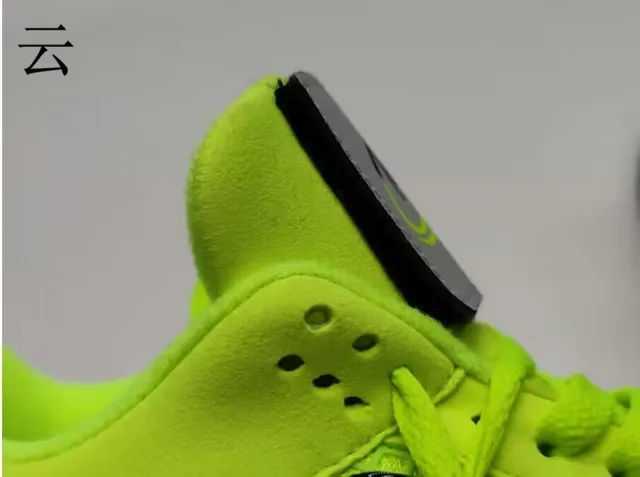 Air Jordan 4 Neon Yellow High-Top Basketball Shoes 3