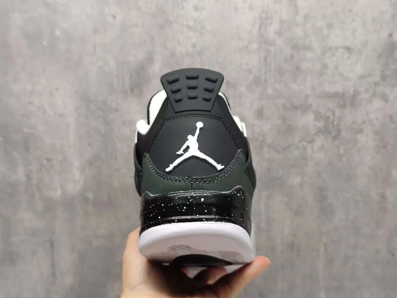 Air Jordan 4 Olive Gray Basketball Shoes 6