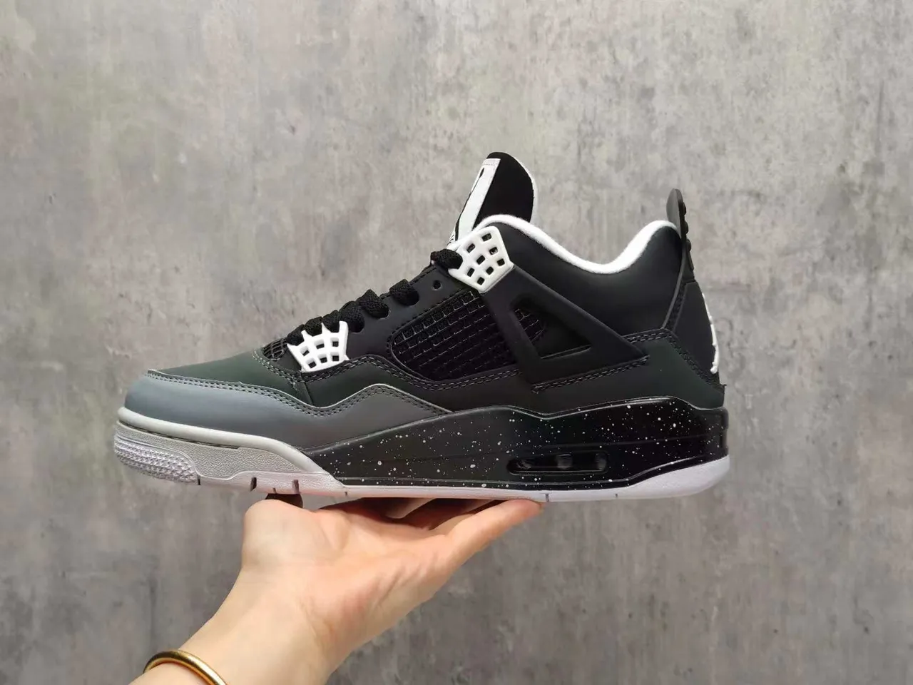 Air Jordan 4 Olive Gray Basketball Shoes 7