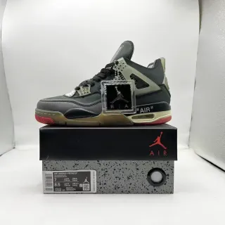 Air Jordan 4 Retro SP 黑灰红篮球鞋