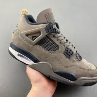 Air Jordan 4 Taupe Suede Basketball Shoes