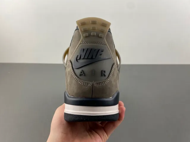 Air Jordan 4 Taupe Suede Basketball Shoes 4