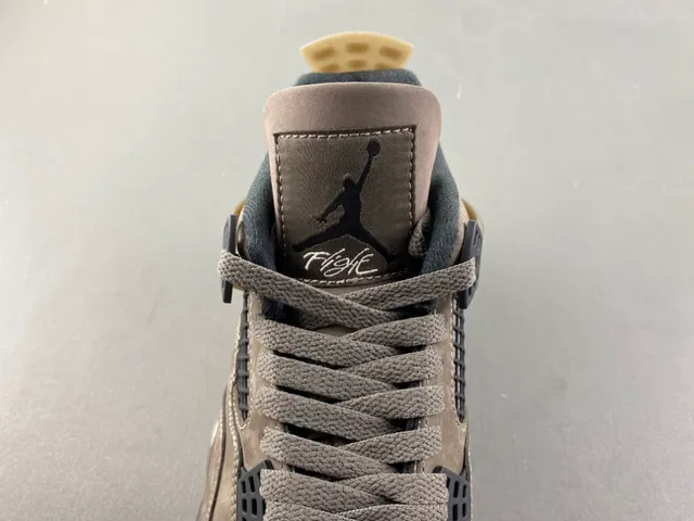 Air Jordan 4 Taupe Suede Basketball Shoes 16