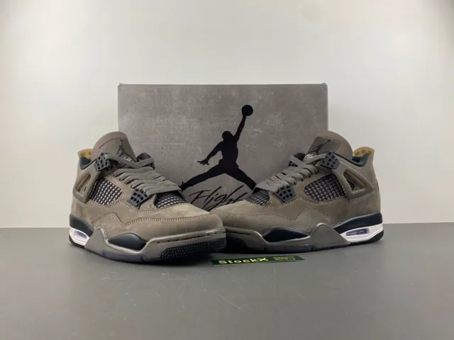 Air Jordan 4 Taupe Suede Basketball Shoes 11