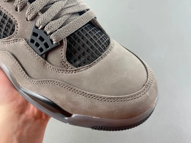 Air Jordan 4 Taupe Suede Basketball Shoes 2