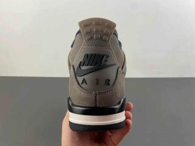 Air Jordan 4 Taupe Suede Basketball Shoes 4