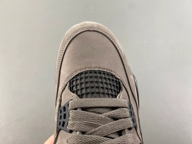 Air Jordan 4 Taupe Suede Basketball Shoes 5