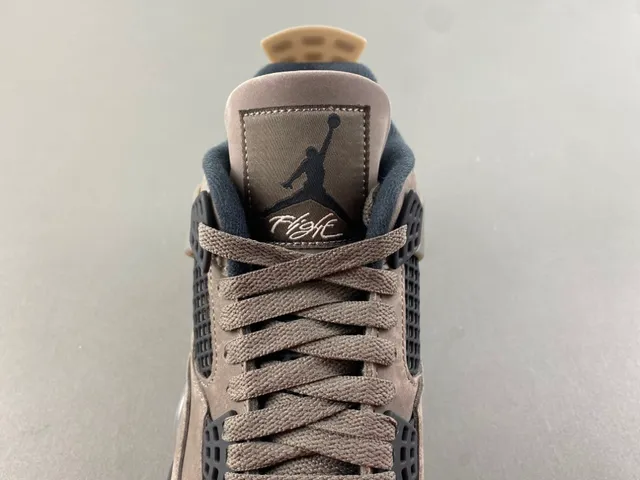 Air Jordan 4 Taupe Suede Basketball Shoes 6