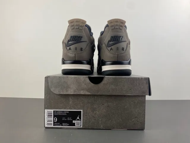 Air Jordan 4 Taupe Suede Basketball Shoes 17