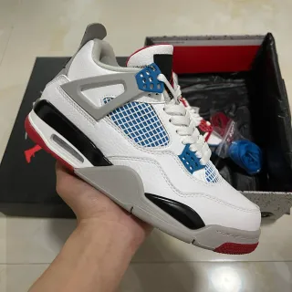 Air Jordan 4 白蓝红篮球鞋
