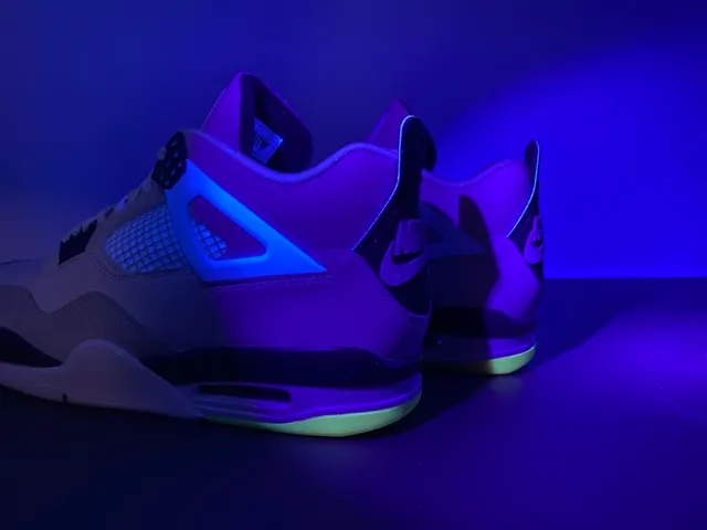 Air Jordan 4 White Navy Gum Basketball Shoes 19
