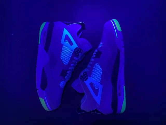 Air Jordan 4 White Navy Gum Basketball Shoes 20