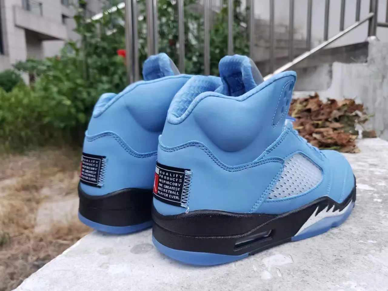 Air Jordan 5 Sky Blue Tênis de Basquete 3