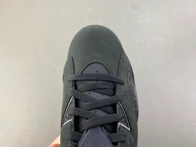 Air Jordan 6 Dark Charcoal Suede-Leather Basketball Shoes 5