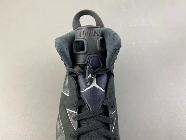 Air Jordan 6 Dark Charcoal Suede-Leather Basketball Shoes 6